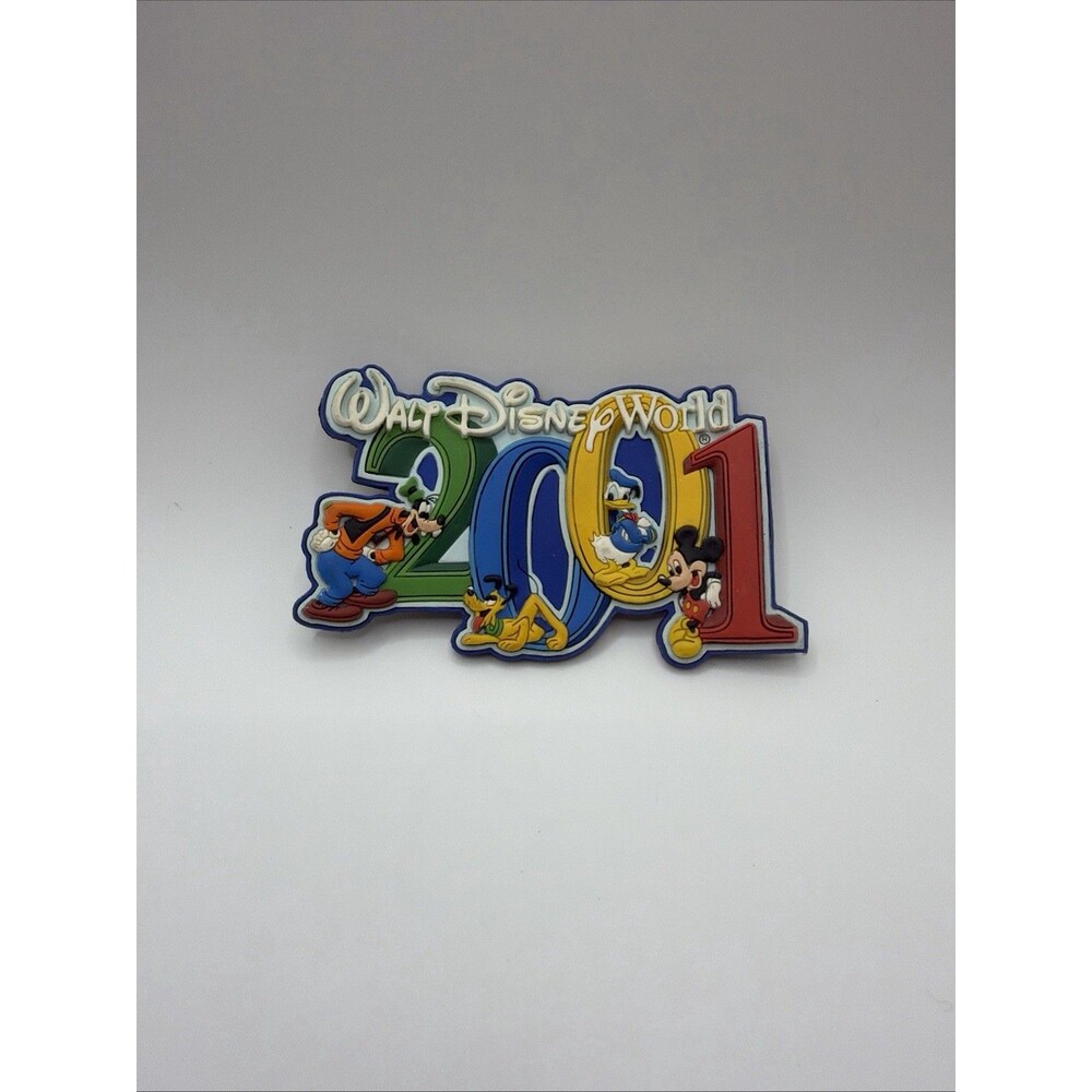 Walt Disney World - 2001 Puffy Magnets - Disney Souvenir Magnets